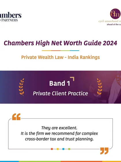A client testimonial from the Chambers High Net Worth Guide 2024 highlights our firm as the recommended choice for complex cross-border tax and trust planning, showcasing the practical value we deliver.