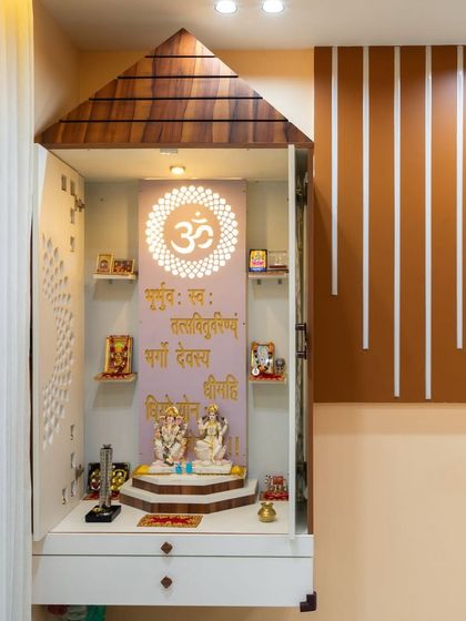DesignCafe - Custom Modular & Space-Saving Furniture A Corner for Peace: Vastu-Compliant Pooja Units photo 20
