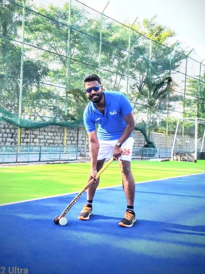 Ready for another day of training. My focus is always on the ball and the player in front of me.