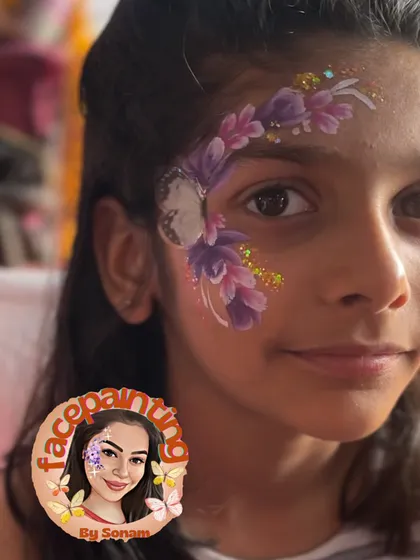 A classic purple floral and butterfly design. This is a timeless look that children always love.