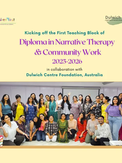 We believe learning is a shared adventure. This is the kick-off of our Diploma in Narrative Therapy & Community Work, a collaboration with the Dulwich Centre Foundation, Australia, where a new cohort of practitioners begins their journey into respectful, non-blaming therapeutic practices.