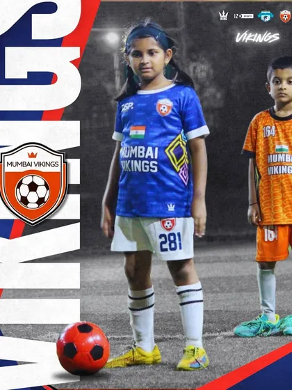 Our mini warriors, a boy and a girl, ready for their session. We welcome all kids to start their football story with us.