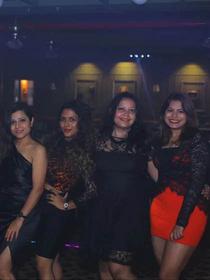 A group of ladies dressed up and ready to dance the night away at one of my weekend events.