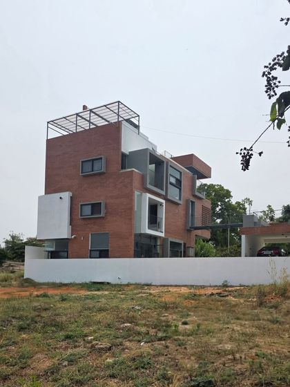 Sandesh Architects - Residential Architecture & Design Facades with Modern Geometry photo 17