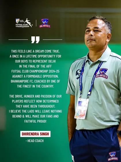 "This feels like a dream come true." Our Head Coach's thoughts and motivation right before the final match.