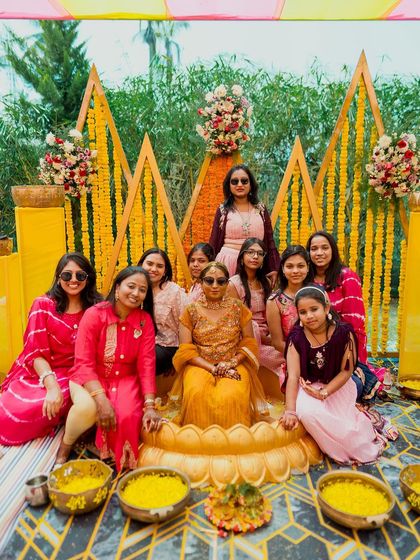 Wedding Stories - Event Design & Decor Vibrant Haldi Ceremonies photo 11