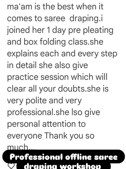 This review highlights how I explain every step in detail during my one-day pre-pleating and box folding class.