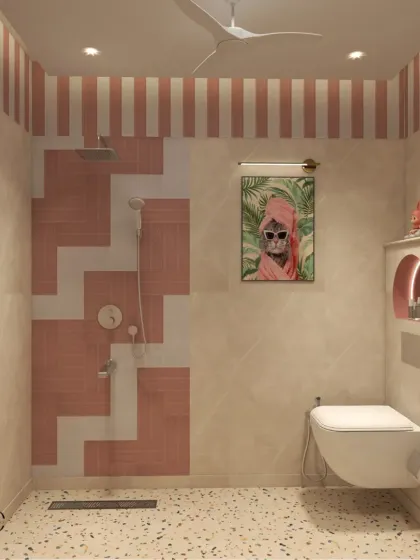 Chizzle My Designs - Turnkey Residential Interior Design Artistic Bathrooms & Powder Rooms photo 4