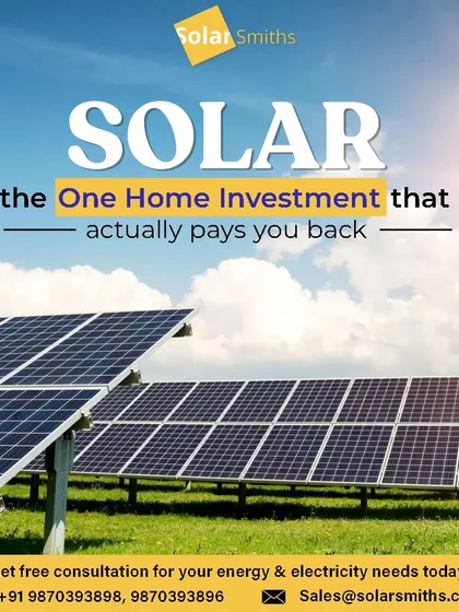 Solar is the one home investment that actually pays you back. Through lower bills, tax incentives, and increased home value, your returns are guaranteed.