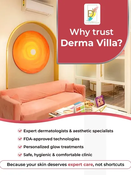 Trust in Derma Villa is built on a foundation of expert care. I provide personalized glow treatments using FDA-approved technologies in a safe, hygienic, and comfortable clinic environment, because your skin deserves expert attention, not shortcuts.