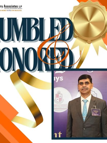 A portrait from the event, marking a significant milestone in my 30-year career in financial services.