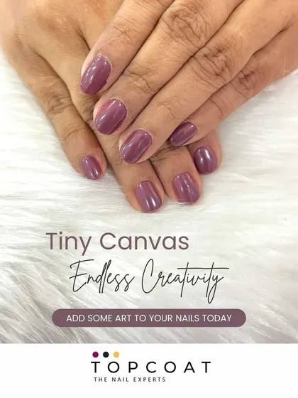 Tiny canvas, endless creativity. This rich, dusty mauve shade is a perfect statement of understated elegance. A simple color can transform your whole look.