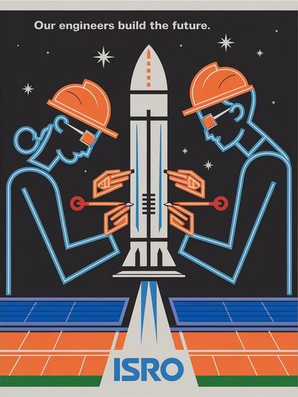 Retro-Futurist Branding: Posters & Ads photo 12