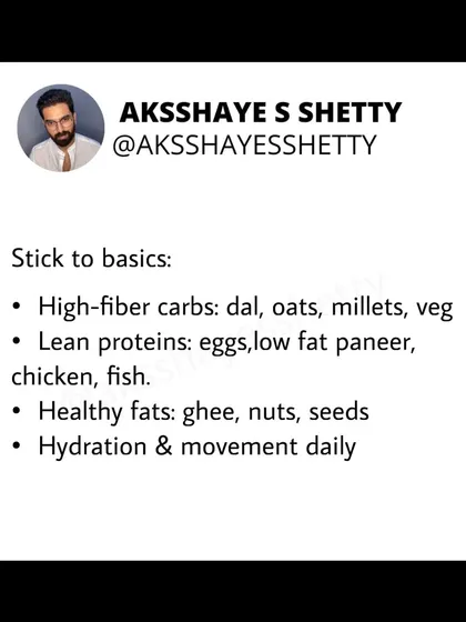 You don't need a fancy or restrictive diet to manage PCOS. My approach is about sticking to the basics: high-fiber carbs, lean proteins, healthy fats, and daily movement. We can manage PCOS symptoms and achieve weight loss with simple, sustainable changes.