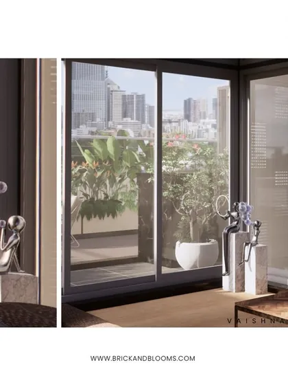 Art and nature come together in this terrace concept. We incorporated modern sculptures and decorative art pieces among the planters to add a layer of sophistication and personality to the space.