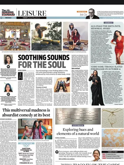 I was so honored to be featured in The New Indian Express for my work with sound healing. It's a testament to how these ancient practices are becoming essential for modern well-being and finding peace in our hectic lives.