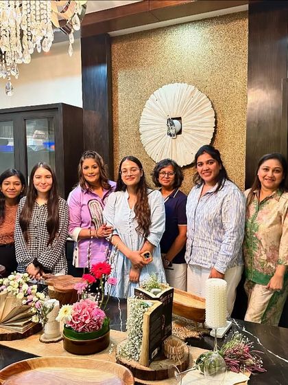 Another successful workshop with a group of amazing participants exploring the art of tablescapes. I love seeing everyone's creativity come to life as we share DIY ideas and styling tips for the festive season.