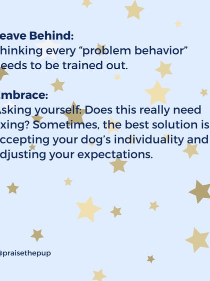 Leave behind the need to "fix" every problem behavior. Embrace asking if the issue truly needs fixing, or if adjusting your expectations is the better solution.