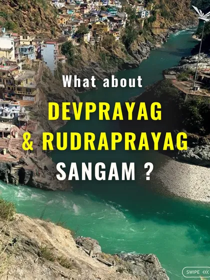On our way to Chopta, we cover amazing sights like the Devprayag and Rudraprayag Sangam, where two holy rivers meet.