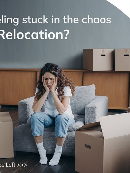 Feeling stuck in the chaos of relocation? Don't let the stress get to you. I offer a simple solution to get you out of the mess.