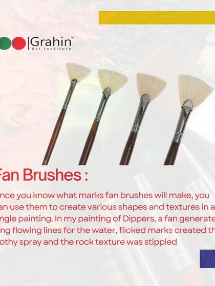 This post explains the fan brush. It is a special-effect brush used to create interesting textures like grass, hair, or the froth of water.