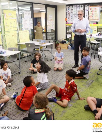 An open conversation between our school director and third-grade students. We believe in creating opportunities for students to engage directly with school leadership and see how their feedback can lead to real change.