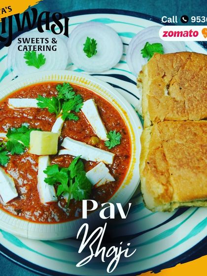 My special Pav Bhaji is a Mumbai street food classic. A flavorful mash of mixed vegetables is served with soft, buttered pav buns for a truly satisfying meal.