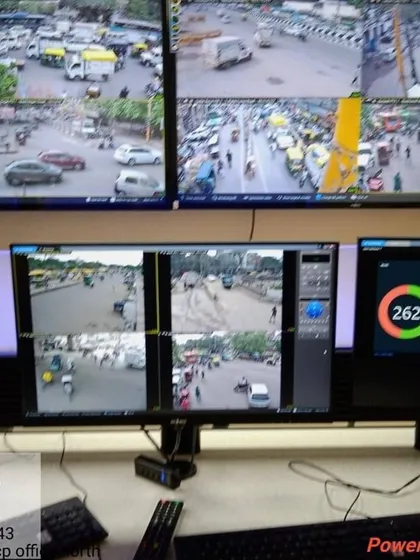 A monitoring desk showing the status of 262 cameras. I ensure that large, complex systems are not only installed but also managed effectively.