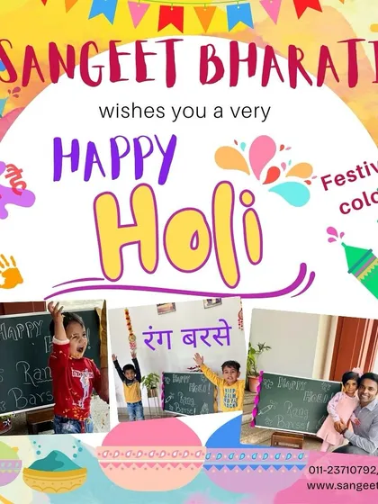 Rang Barse! Holi, the festival of colors, is celebrated with immense joy and laughter. We use storytelling to explain the significance of the festival, followed by music, dance, and safe, flower-based color play.