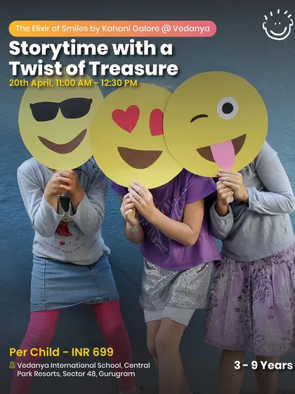 Storytime with a Twist of Treasure! An immersive story experience with an engaging treasure hunt for kids aged 3-9.