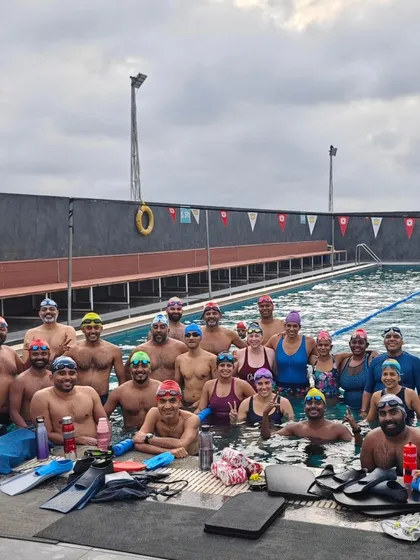 Our NMSA Jellyfish adult squad proves that swimming is a lifelong sport. This is our community of masters swimmers, a group of dedicated individuals who train hard, support each other, and celebrate every victory together.