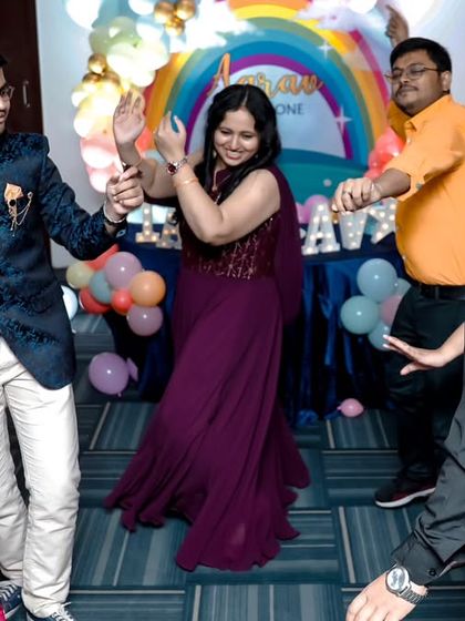 It's not just for the kids! We also capture the adults letting loose and having a great time, showing that the party is a celebration for everyone.