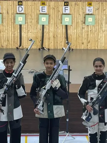 We identify and nurture talent from a young age. This is one of our young champions, Tilottama Sen, securing a top position at the Indian team selection trials, proving that dedication starts early.