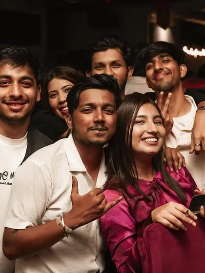 Another happy group enjoying the party. It's all about creating a positive and high-energy environment.