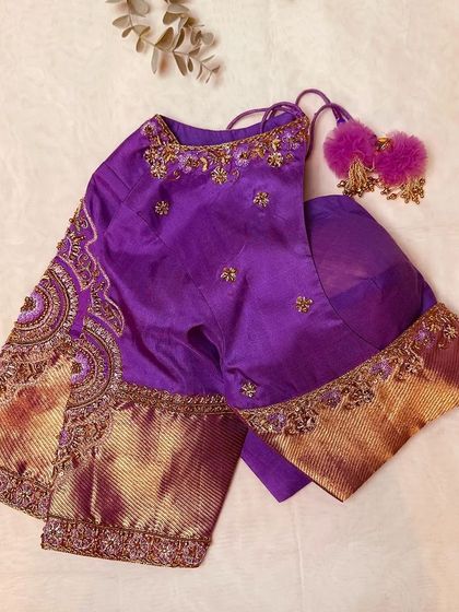 Blouse House by Mahitha Prasad - Custom Blouse Design & Embroidery Design Showcase photo 29