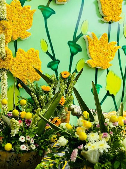 Wedding Stories - Event Design & Decor Vibrant Haldi Ceremonies photo 18