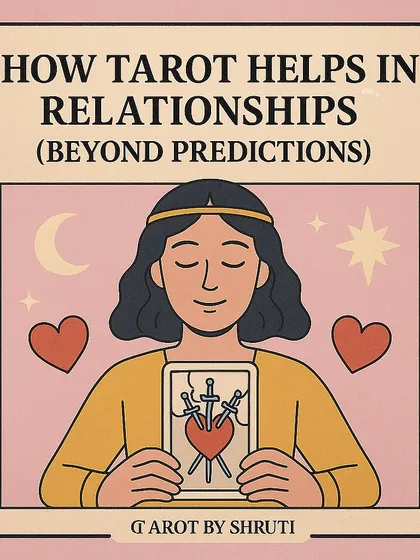 How Tarot Heals Relationships Beyond Predictions. This carousel explains that Tarot is a tool for awareness and growth. It helps in healing past wounds, improving communication, and guiding your next steps as a couple.