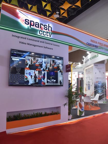 Demonstrating my Integrated Command and Control Centre software at FSIE 2025. This screen shows how my VMS can manage multiple camera feeds seamlessly, a key feature for large-scale deployments.