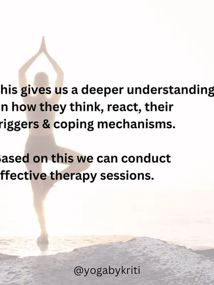 Based on a deep understanding of how you think and react, I design effective therapy sessions tailored to your unique needs.