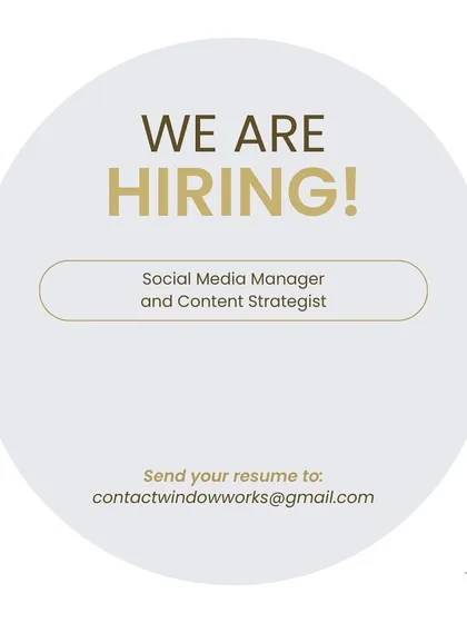 We are hiring! Another call for a Social Media Manager to join my team and help share the stories behind our work.