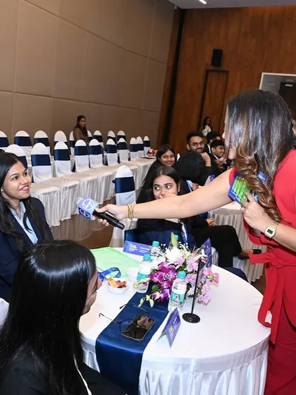 An event is a two-way street. I love getting off the stage to interact directly with the audience, making everyone feel included. This moment of audience engagement was a highlight from the L&T OutThink conclave.