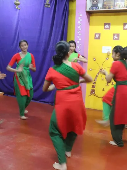 Another glimpse into our practice sessions, where focus and fun go hand in hand.
