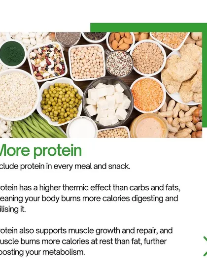 Your metabolism is crucial for maintaining all essential body functions. I break down three simple tips to speed it up: include more protein in every meal, move more throughout the day, and build muscle with strength training.