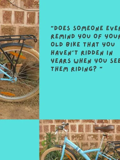 Does seeing someone ride a bike remind you of your old one that you have not ridden in years? Join our workshop and we will help you fix it.
