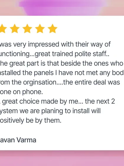 Don't just take our word for it. We pride ourselves on providing a seamless experience from the initial deal to the final installation, and our clients' feedback reflects our team's professionalism and dedication.