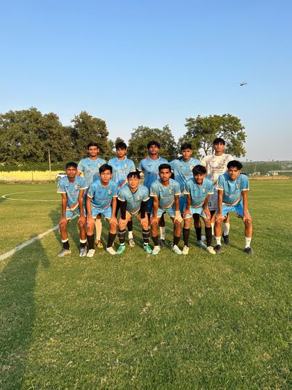 Our U-19 team after another great day on the pitch, this time in a friendly against Ballersports Academy.