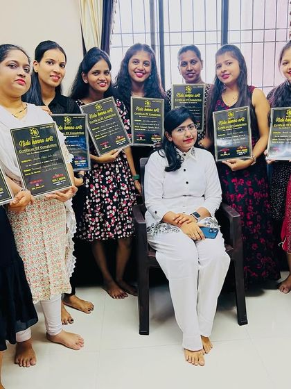 My students, my pride. Another batch of certified mehandi artists ready to make their mark. I will miss you all.