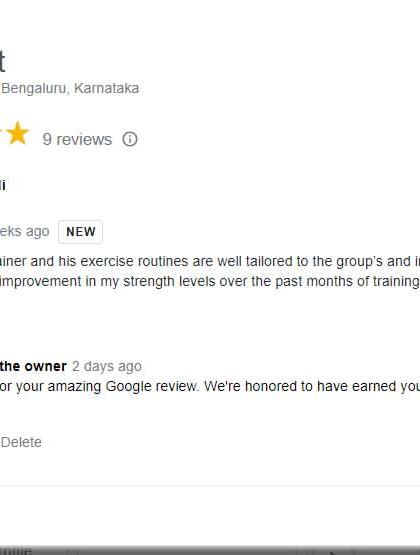 "Kiran is a great trainer and his exercise routines are well tailored to the group's and individual's needs." I make sure every program, whether for a group or one-on-one, is effective for everyone involved.