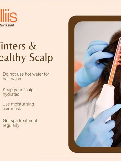 Our guide to maintaining a healthy scalp during the winter. We recommend hydrating treatments and regular hair spas to combat seasonal dryness.