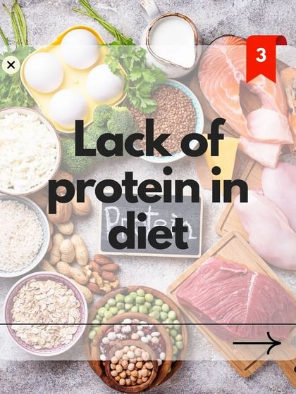 A lack of protein in your diet can weaken hair, as hair itself is made of protein. Ensuring adequate protein intake is crucial for strong hair.